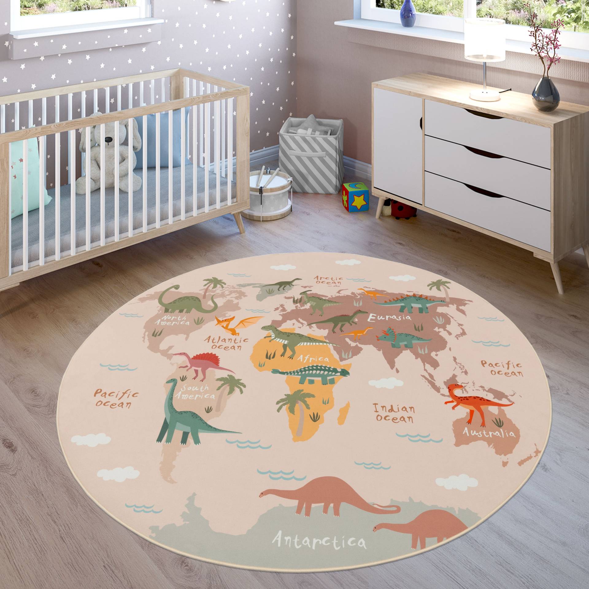 Paco Home Kinderteppich »Bino 583«, rund von PACO HOME