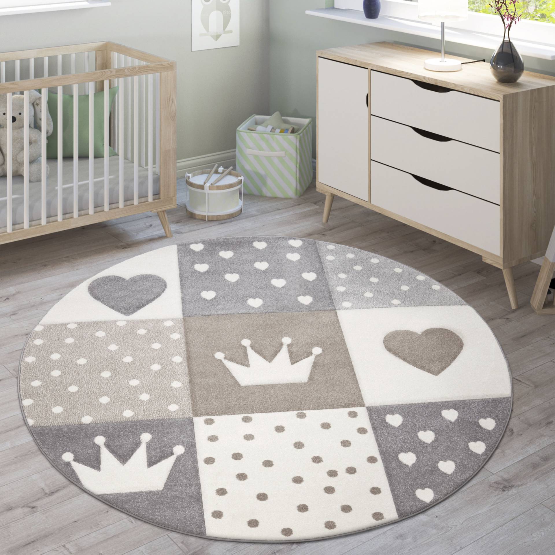 Paco Home Kinderteppich »Cosmo 339«, rund von PACO HOME