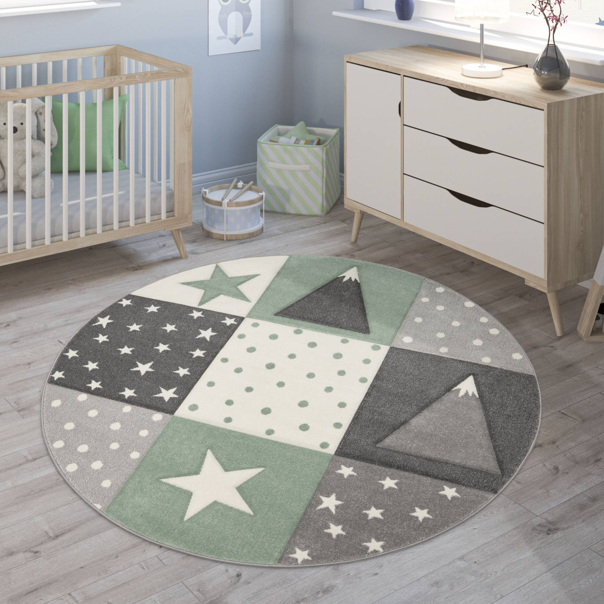 Paco Home Kinderteppich »Cosmo 340«, rund von PACO HOME