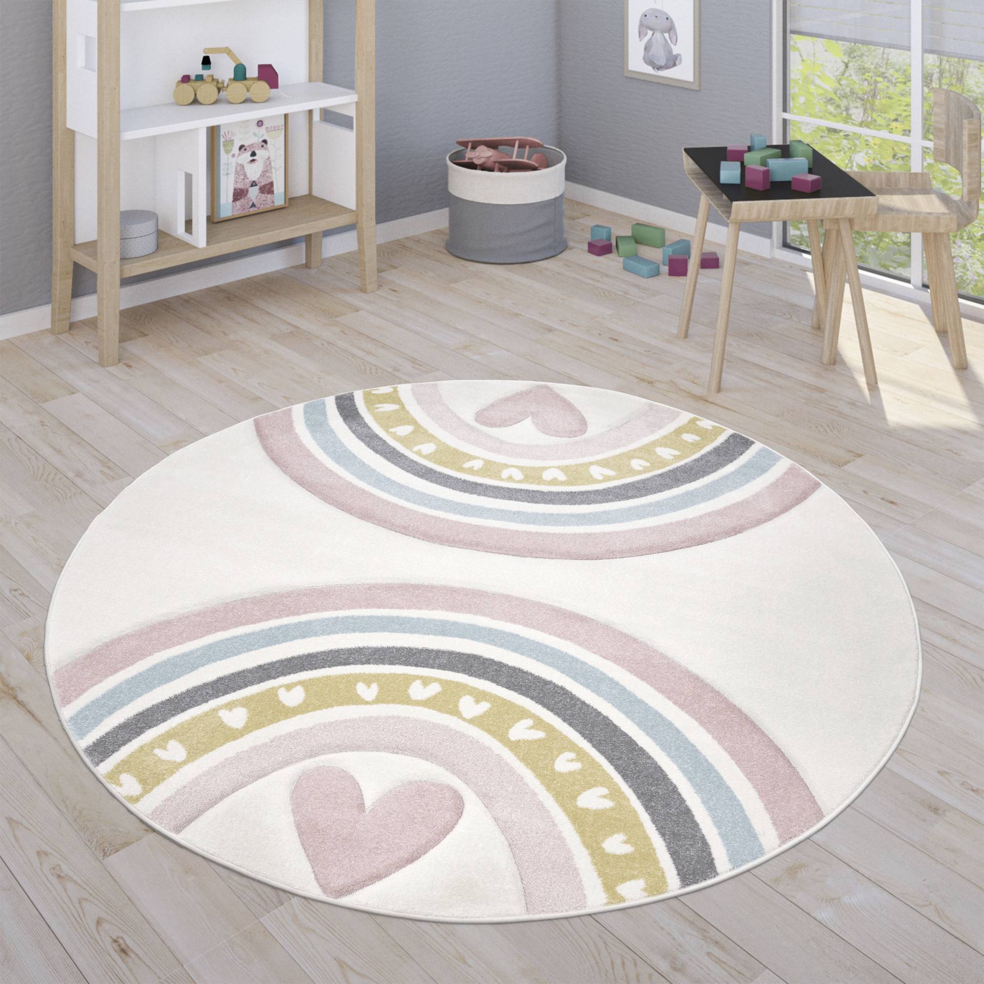 Paco Home Kinderteppich »Cosmos 351«, rund von PACO HOME