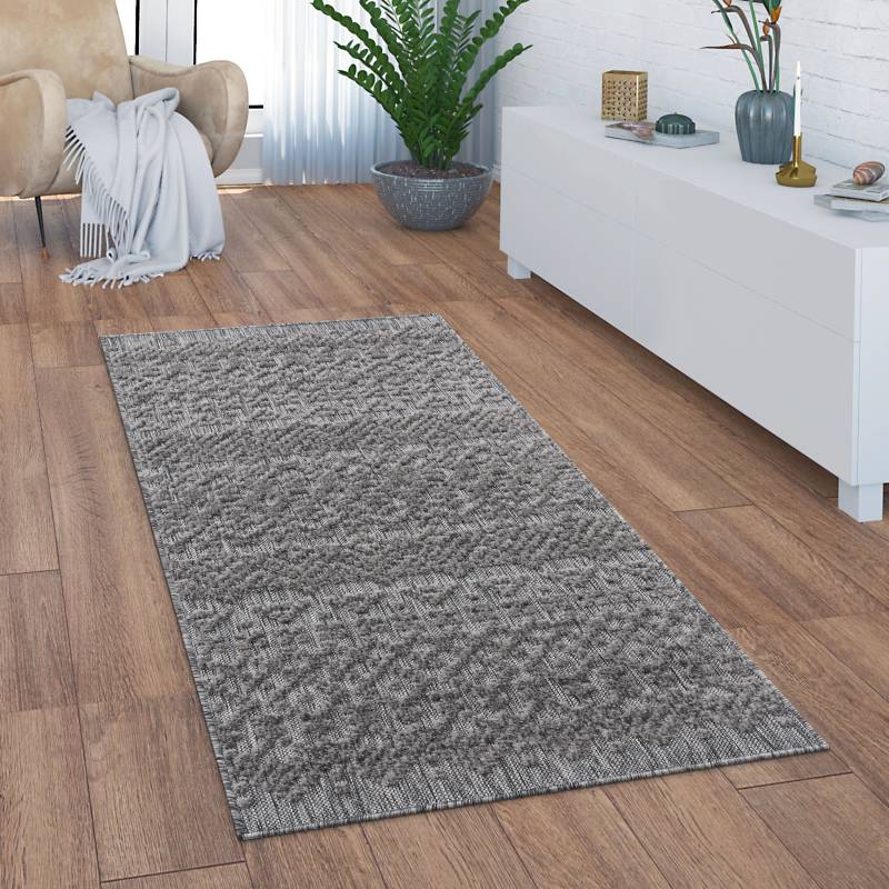 Paco Home Läufer »Stilo 864«, rechteckig, 10 mm Höhe, Hoch-Tief Effekt, Scandi, auch als Teppich, In- und Outdoor geeignet von PACO HOME