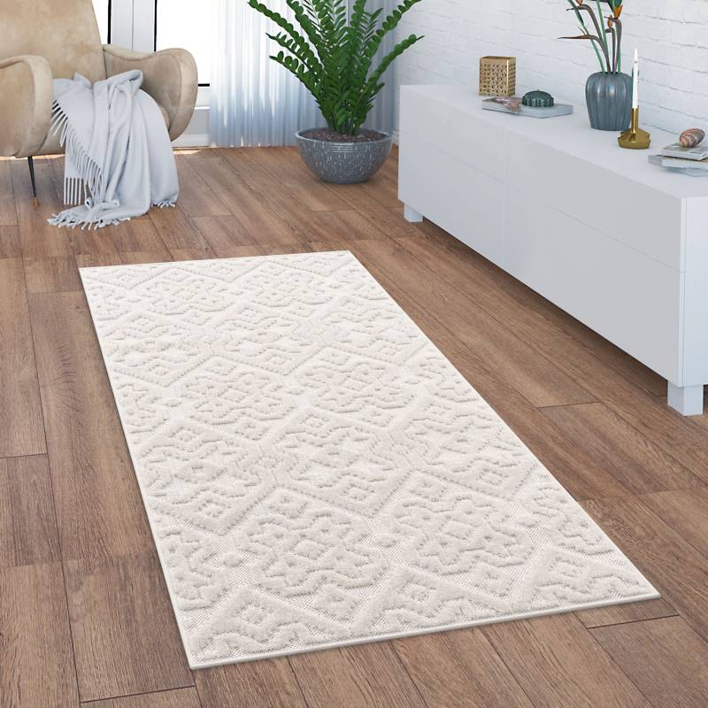 Paco Home Läufer »Stilo 865«, rechteckig, 10 mm Höhe, Hoch-Tief Effekt, Ornament, auch als Teppich, In- und Outdoor geeignet von PACO HOME