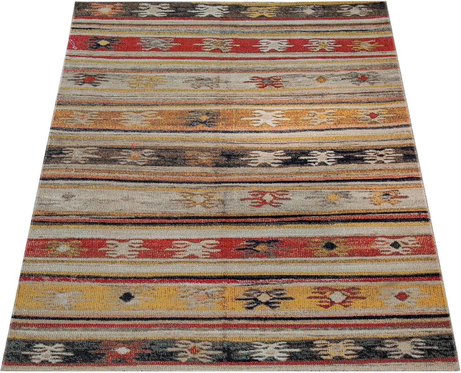 Paco Home Teppich »Artigo 402«, rechteckig, 4 mm Höhe, Kurzflor, Orient-Optik, Vintage Design, In- und Outdoor geeignet von PACO HOME