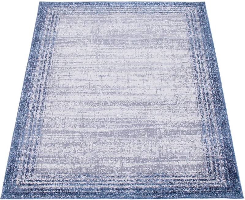 Paco Home Teppich »Catania 842«, rechteckig, 13 mm Höhe, Kurzflor, meliert, modernes Design, mit Bordüre von PACO HOME