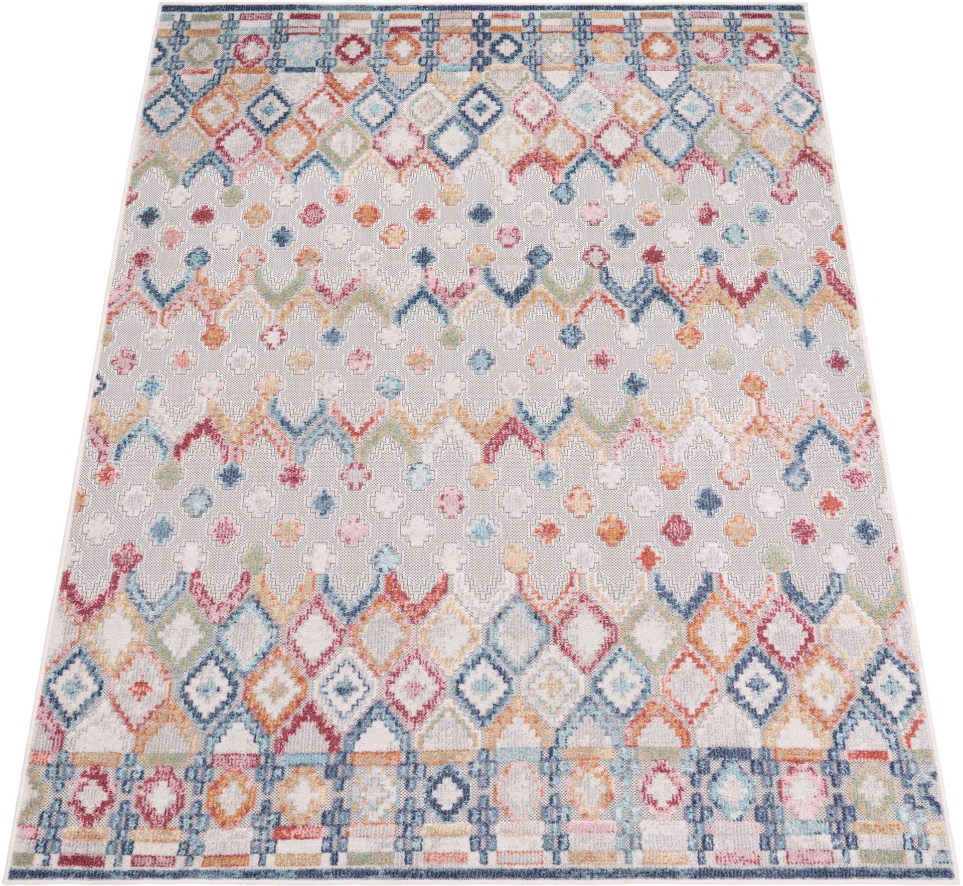 Paco Home Teppich »Fusion 764«, rechteckig, 10 mm Höhe, Kurzflor, Rauten Muster, In- und Outdoor geeignet, Wohnzimmer Paco Home Teppich »Fusion 764«, rechteckig, 10 mm Höhe, Kurzflor, Rauten Muster, In- und Outdoor geeignet, Wohnzimmer von PACO HOME