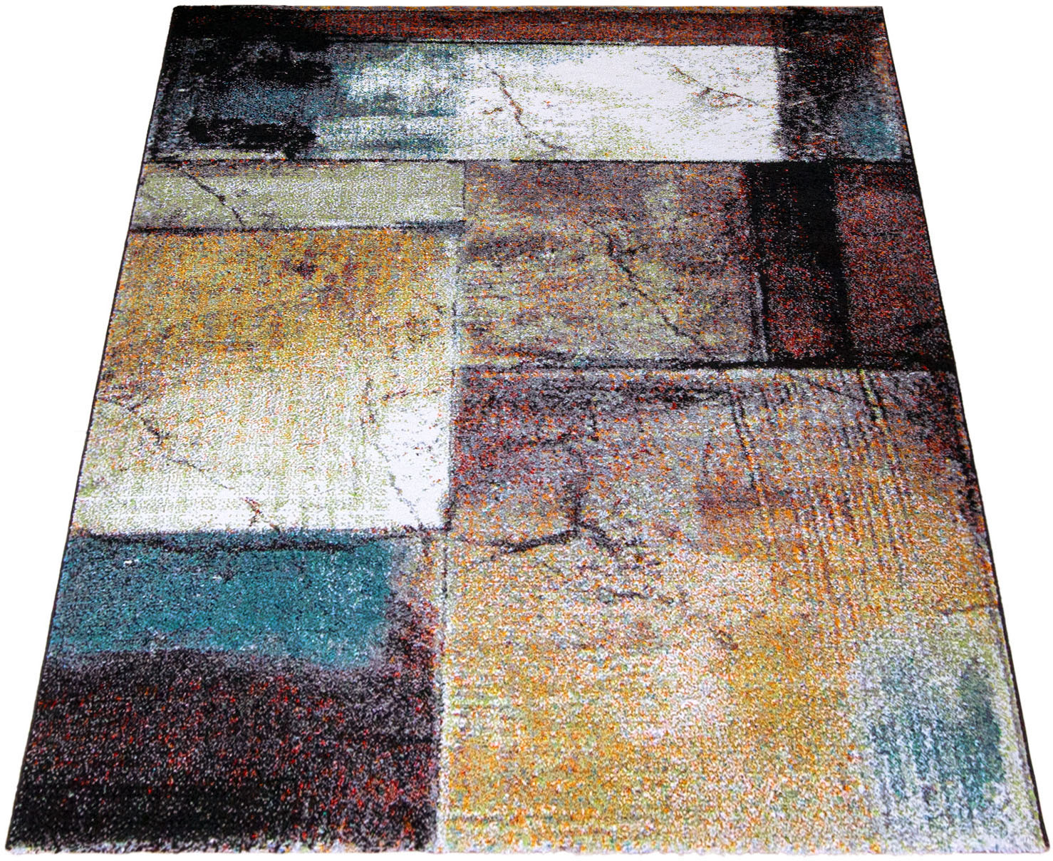 Paco Home Teppich »Gala 431«, rechteckig, 13 mm Höhe, Kurzflor, modernes abstraktes Design von PACO HOME