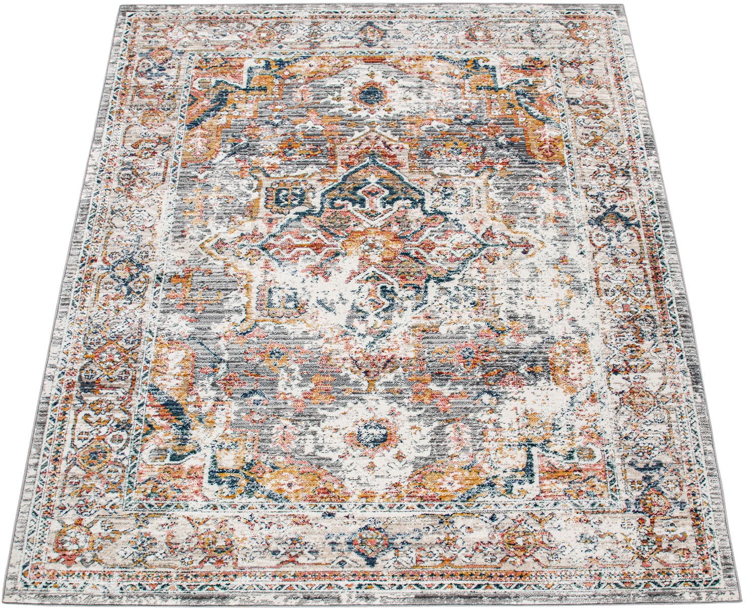 Paco Home Teppich »Herbete 731«, rechteckig, 8 mm Höhe, Kurzflor, Orient-Optik, Vintage Design von PACO HOME