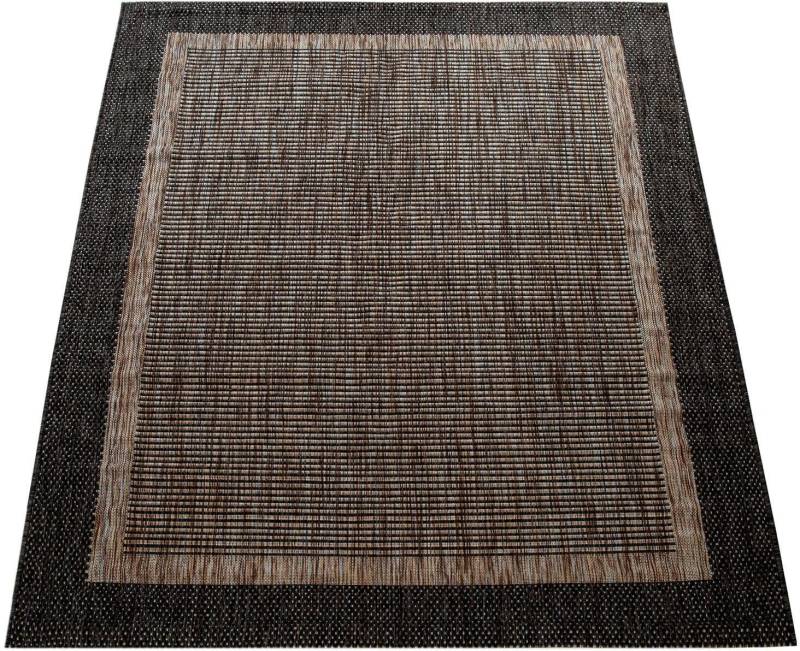 Paco Home Teppich »Illusion 325«, rechteckig, Flachgewebe, meliert, mit Bordüre, Outdoor geeignet, UV-beständig von PACO HOME