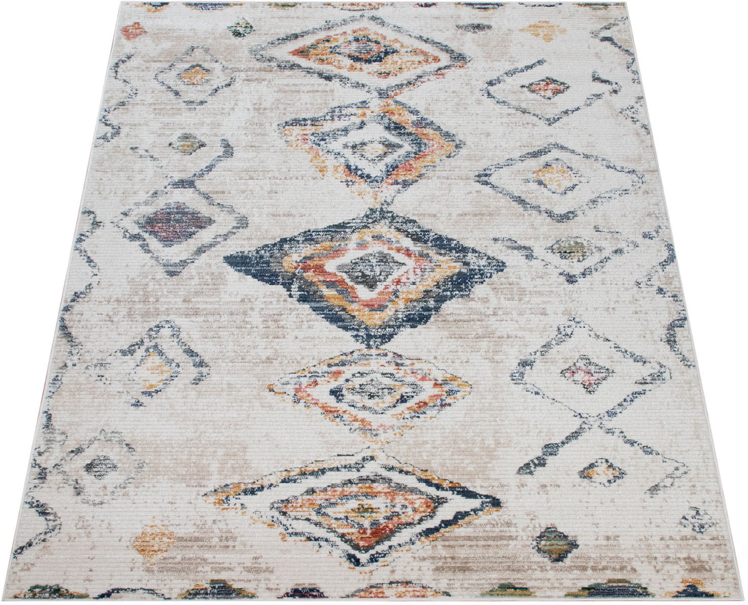 Paco Home Teppich »Kayacik 575«, rechteckig, 12 mm Höhe, Kurzflor, Rauten Muster, ideal im Wohnzimmer & Schlafzimmer Paco Home Teppich »Kayacik 575«, rechteckig, 12 mm Höhe, Kurzflor, Rauten Muster, ideal im Wohnzimmer & Schlafzimmer von PACO HOME
