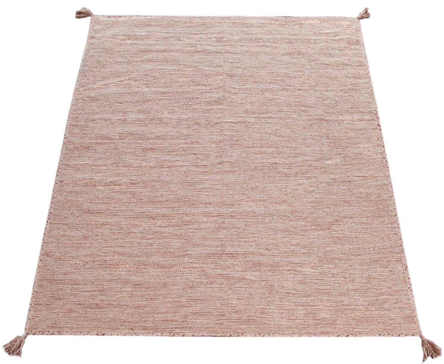 Paco Home Teppich »Kilim 210«, rechteckig, 12 mm Höhe, Handgwebt, Flachgewebe, reine Baumwolle, handgewebt, Uni Farben Paco Home Teppich »Kilim 210«, rechteckig, 12 mm Höhe, Handgwebt, Flachgewebe, reine Baumwolle, handgewebt, Uni Farben von PACO HOME