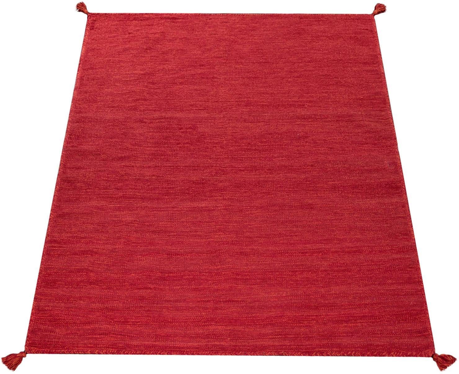 Paco Home Teppich »Kilim 210«, rechteckig, 12 mm Höhe, Handgwebt, Flachgewebe, reine Baumwolle, handgewebt, Uni Farben Paco Home Teppich »Kilim 210«, rechteckig, 12 mm Höhe, Handgwebt, Flachgewebe, reine Baumwolle, handgewebt, Uni Farben von PACO HOME