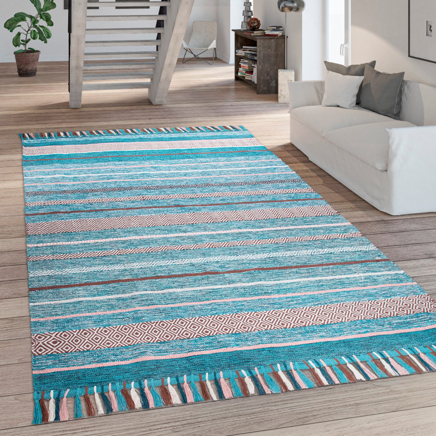 Paco Home Teppich »Kilim 213«, rechteckig von PACO HOME