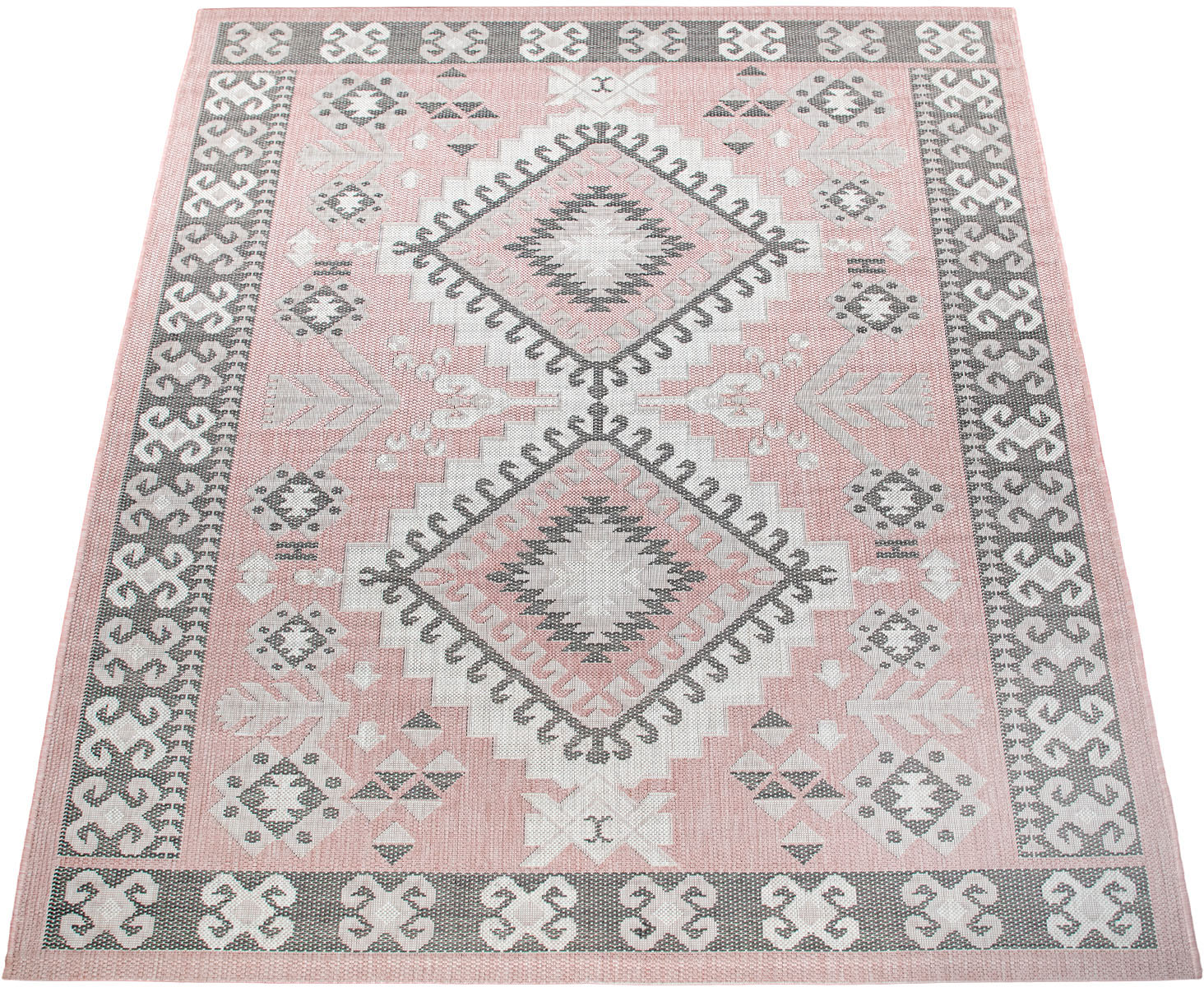 Paco Home Teppich »Kuba 131«, rechteckig, 4 mm Höhe, Flachgewebe, moderne Orient-Optik, Pastell-Farben, Outdoor geeignet Paco Home Teppich »Kuba 131«, rechteckig, 4 mm Höhe, Flachgewebe, moderne Orient-Optik, Pastell-Farben, Outdoor geeignet von PACO HOME