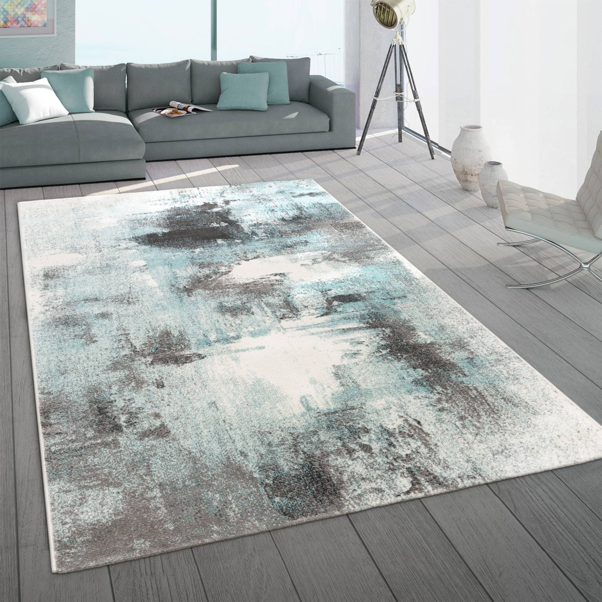 Paco Home Teppich »Mero 106«, rechteckig, 16 mm Höhe, Kurzflor, modernes Design, melierte Used-Optik Paco Home Teppich »Mero 106«, rechteckig, 16 mm Höhe, Kurzflor, modernes Design, melierte Used-Optik von PACO HOME
