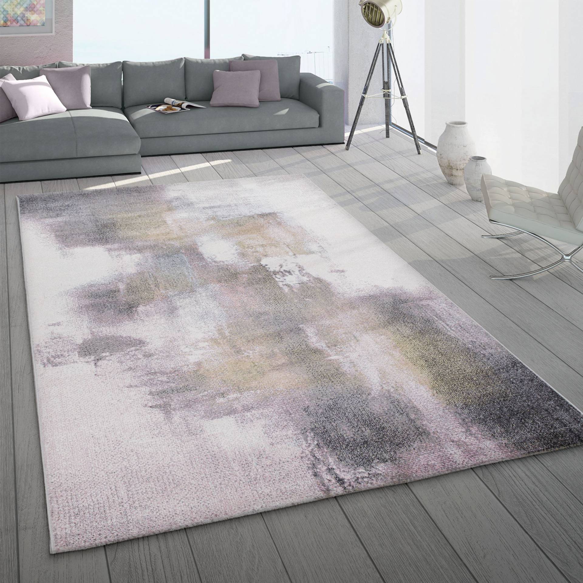 Paco Home Teppich »Mero 107«, rechteckig, 16 mm Höhe, Kurzflor, modernes Design, Pastell-Farben, melierte Used-Optik Paco Home Teppich »Mero 107«, rechteckig, 16 mm Höhe, Kurzflor, modernes Design, Pastell-Farben, melierte Used-Optik von PACO HOME