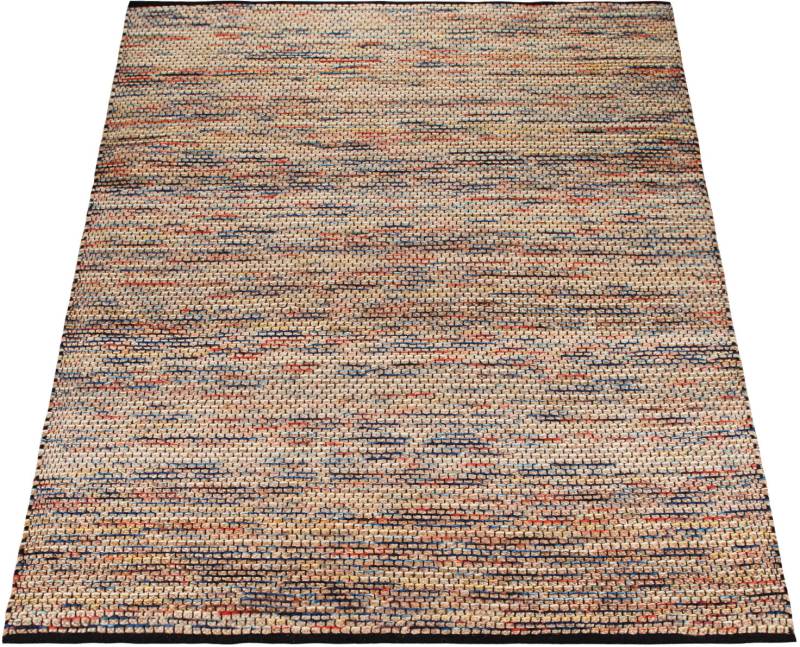 Paco Home Teppich »Odense 684«, rechteckig, 13 mm Höhe, handgewebter Wendeteppich, Jute & Wolle, meliert, Wohnzimmer von PACO HOME