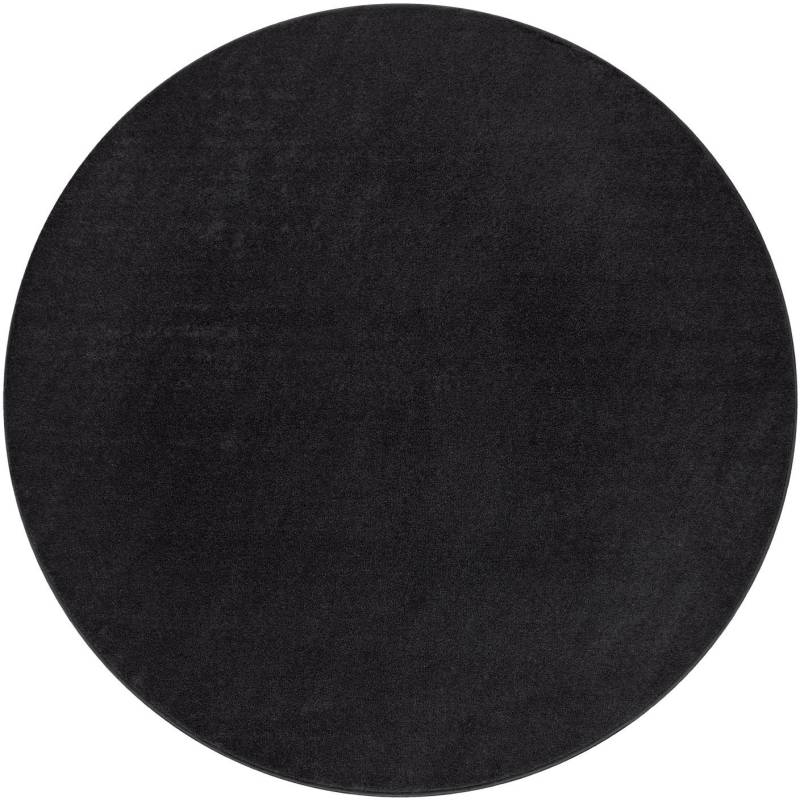 Paco Home Teppich »Porto 890«, rund, 13 mm Höhe, Kurzflor, Uni-Farben, ideal im Wohnzimmer & Schlafzimmer von PACO HOME