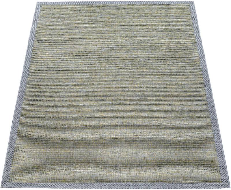 Paco Home Teppich »Quebec 135«, rechteckig, 4 mm Höhe, Flachgewebe, meliert, In- und Outdoor geeignet, Wohnzimmer von PACO HOME