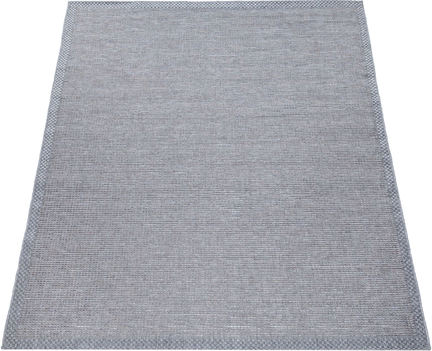 Paco Home Teppich »Quebec 135«, rund, 4 mm Höhe, Flachgewebe, meliert, In- und Outdoor geeignet, Wohnzimmer von PACO HOME