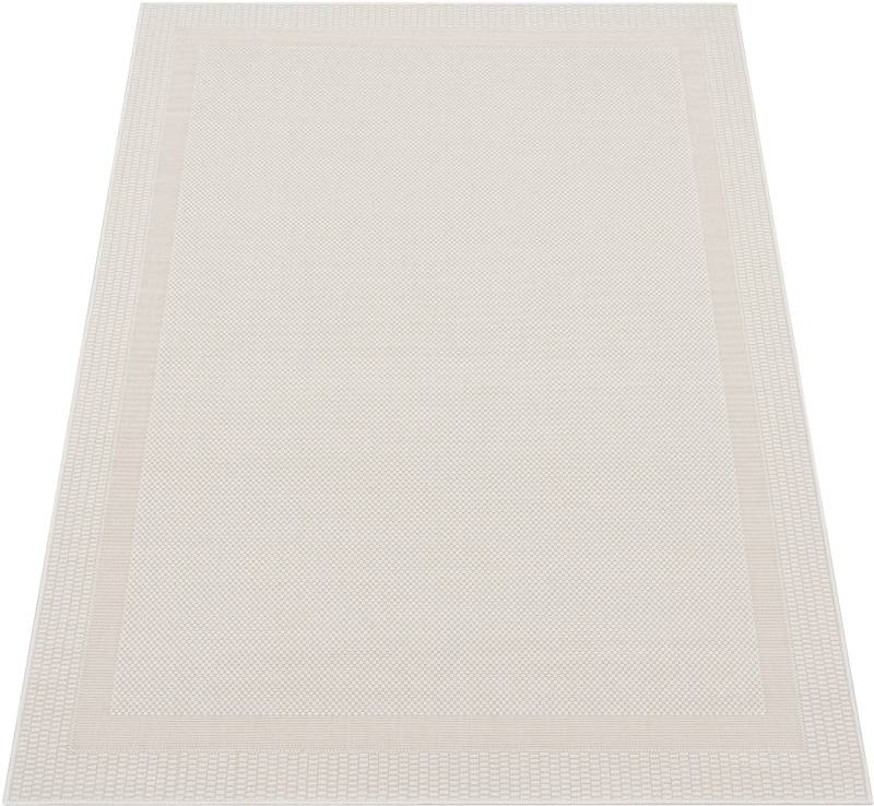 Paco Home Teppich »Roma 272«, rechteckig, 4 mm Höhe, Flachgewebe, meliert, mit dezenter Bordüre, In- und Outdoor geeignet von PACO HOME