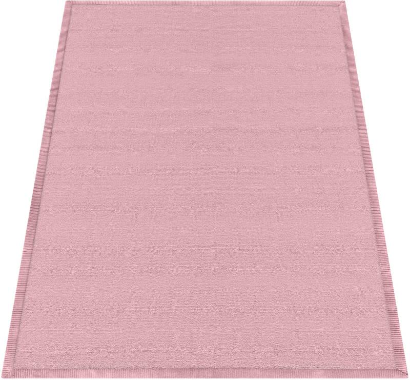 Paco Home Teppich »Tatami 475«, rechteckig, 24 mm Höhe, Kurzflor, Uni-Farben, mit Memory Foam, waschbar von PACO HOME