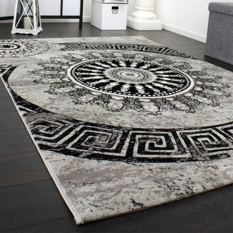 Paco Home Teppich »Tibesti 447«, rechteckig, 15 mm Höhe, Kurzflor, gewebt, Ornamente in dezenten Farbtönen von PACO HOME