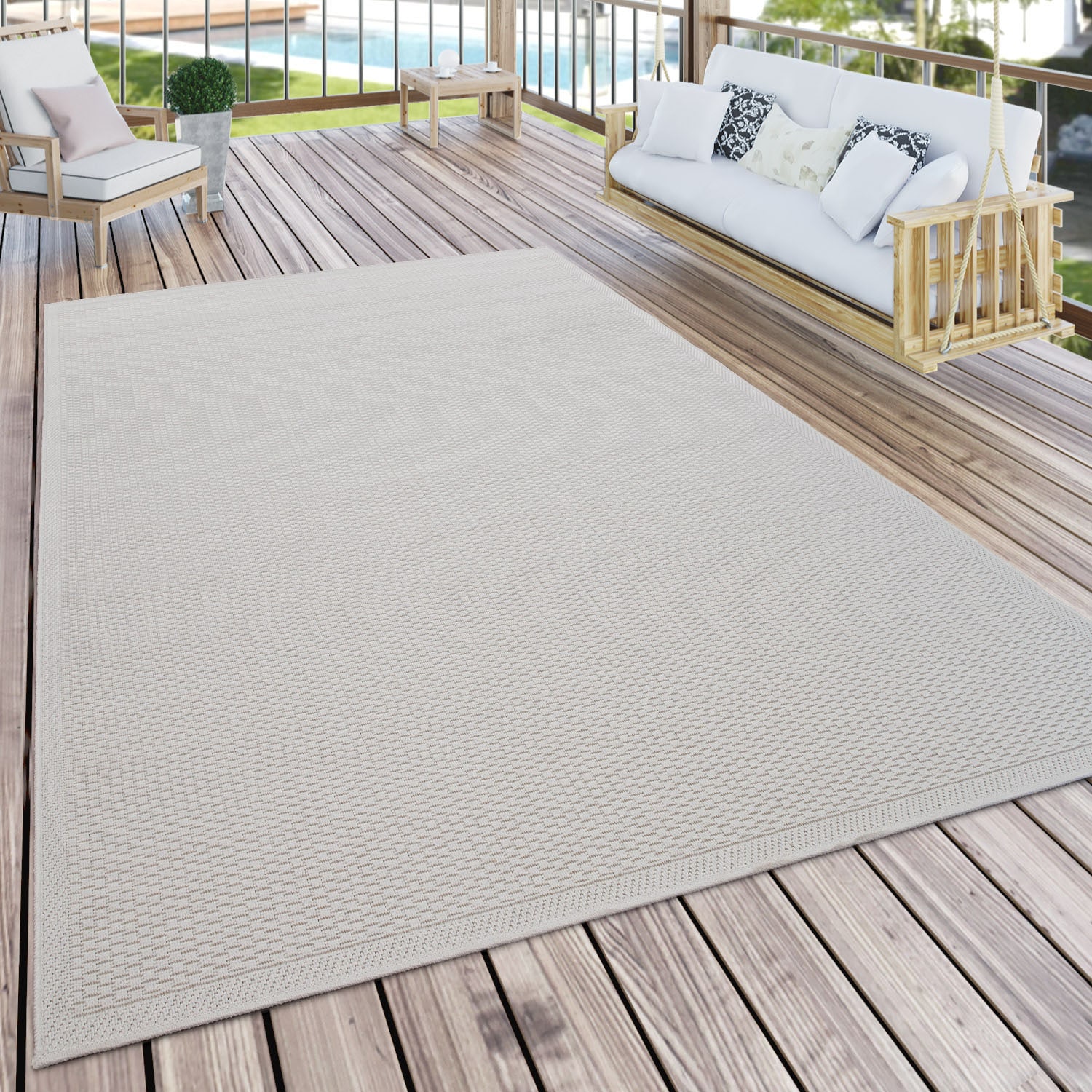 Paco Home Teppich »Timber 125«, rechteckig, 4 mm Höhe, Flachgewebe, Sisal Optik, auch als Läufer, In- und Outdoor geeignet Paco Home Teppich »Timber 125«, rechteckig, 4 mm Höhe, Flachgewebe, Sisal Optik, auch als Läufer, In- und Outdoor geeignet von PACO HOME