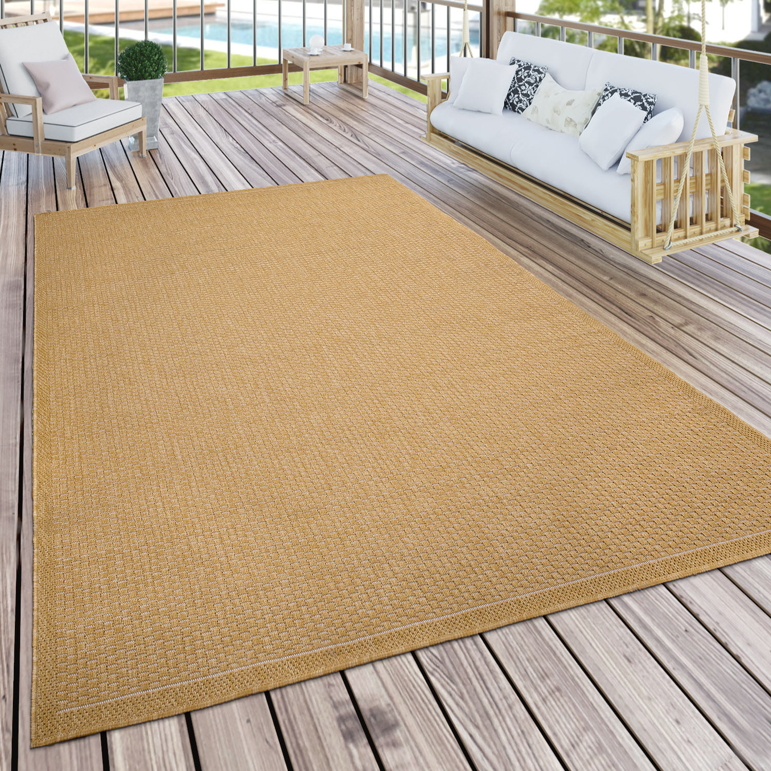 Paco Home Teppich »Timber 125«, rechteckig von PACO HOME