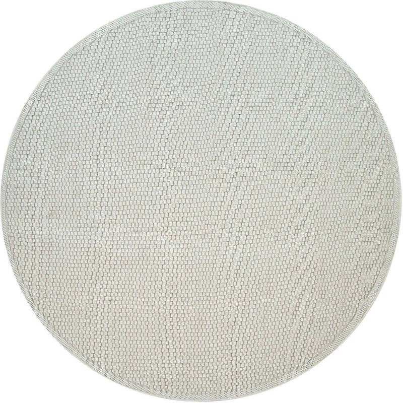 Paco Home Teppich »Timber 125«, rund, 4 mm Höhe, Flachgewebe, Sisal Optik, In- und Outdoor geeignet, Wohnzimmer von PACO HOME