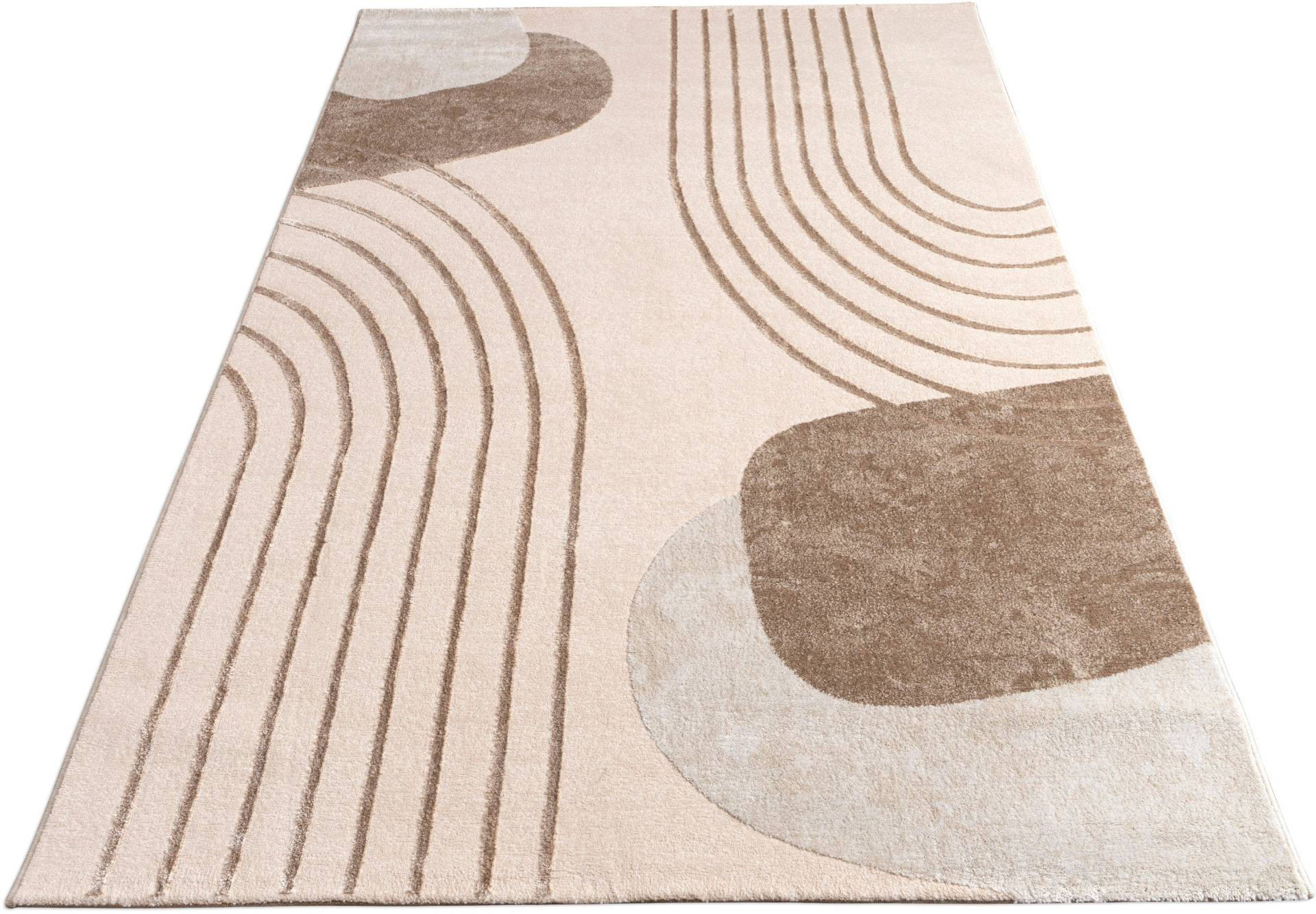 Paco Home Teppich »Tuana 216«, rechteckig, 15 mm Höhe, Kurzflor, modernes Design, Regenbogen, Hoch-Tief Struktur, Scandi-Look Paco Home Teppich »Tuana 216«, rechteckig, 15 mm Höhe, Kurzflor, modernes Design, Regenbogen, Hoch-Tief Struktur, Scandi-Look von PACO HOME
