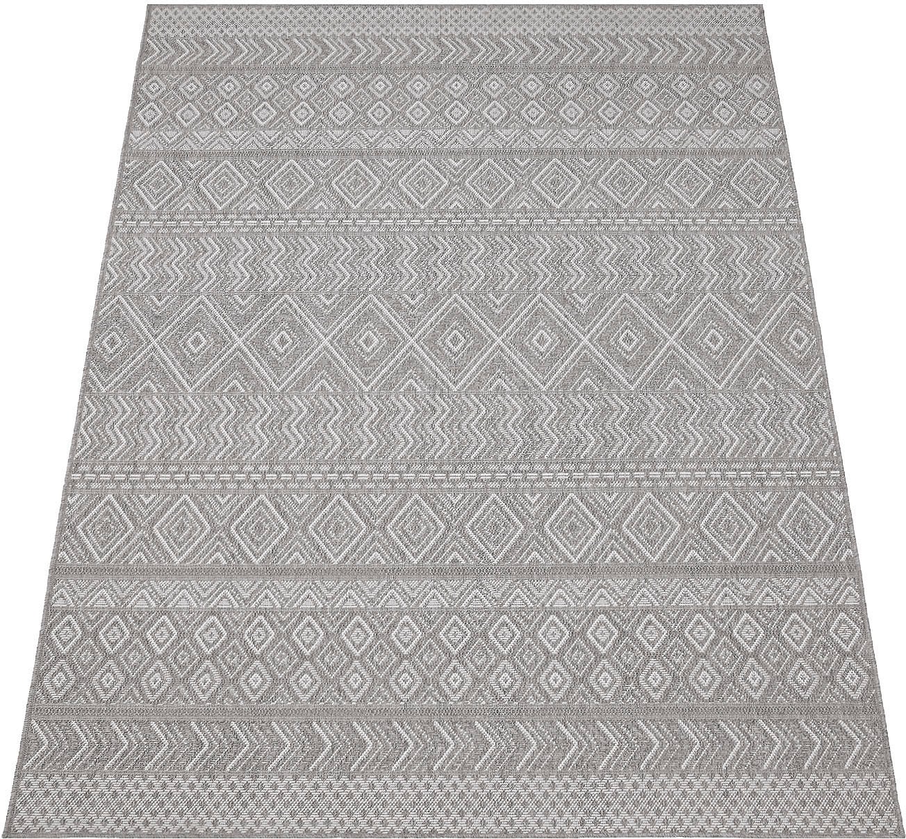 Paco Home Teppich »Vermont 190«, rechteckig, 4 mm Höhe, Flachgewebe, modernes Design mit Rauten, gesteift, Outdoor geeignet Paco Home Teppich »Vermont 190«, rechteckig, 4 mm Höhe, Flachgewebe, modernes Design mit Rauten, gesteift, Outdoor geeignet von PACO HOME