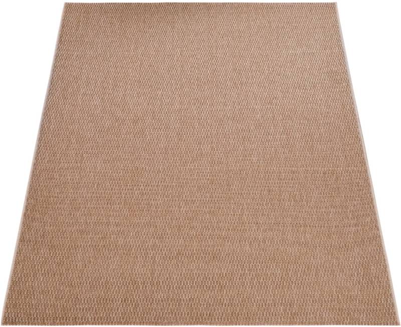 Paco Home Teppich »Waregem 624«, rechteckig, 4 mm Höhe, Flachgewebe, Sisal-Optik, Uni Farben, In- und Outdoor geeignet von PACO HOME