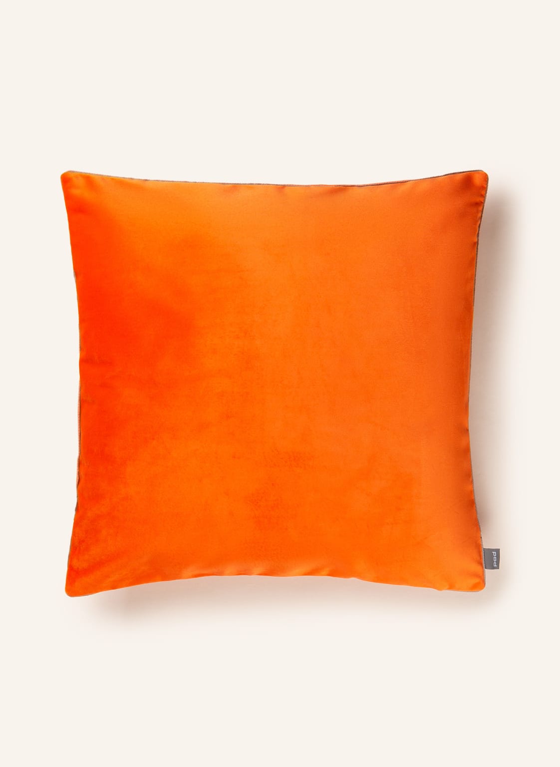 Pad Samt-Dekokissenhülle Elegance orange von PAD