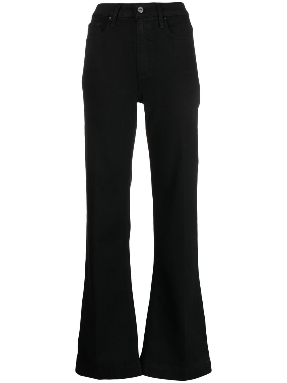 PAIGE Leenah high-waist flared jeans - Black von PAIGE