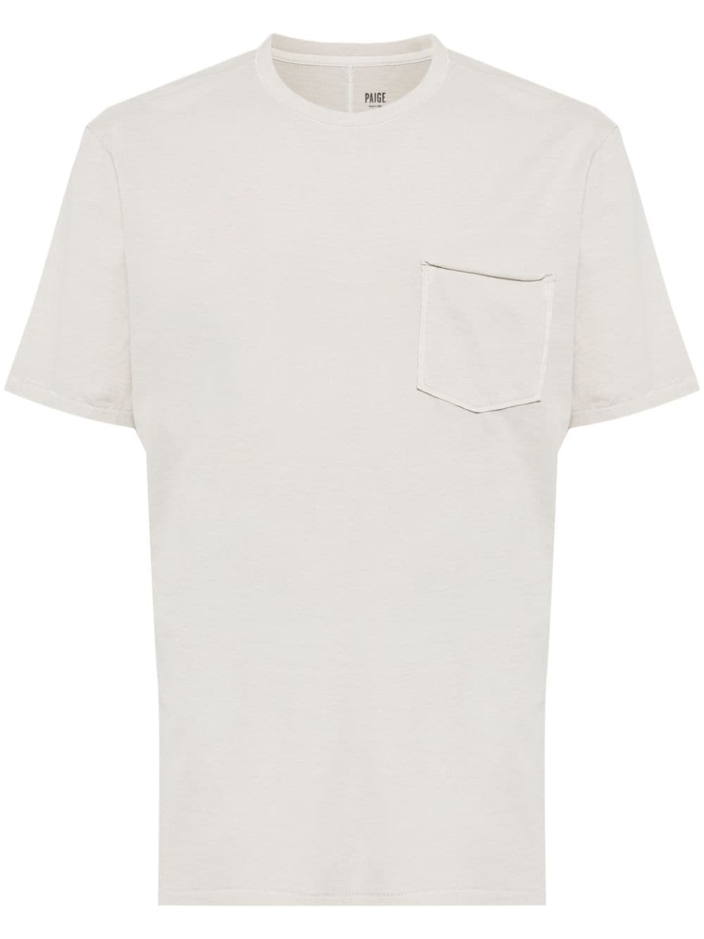 PAIGE Ramirex cotton T-shirt - Neutrals von PAIGE