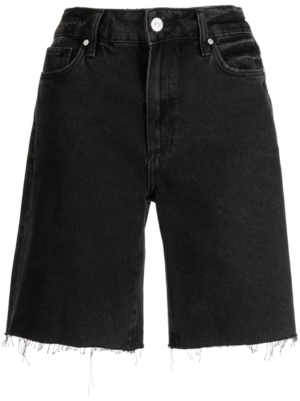 PAIGE Sammy high-rise denim shorts - Black von PAIGE