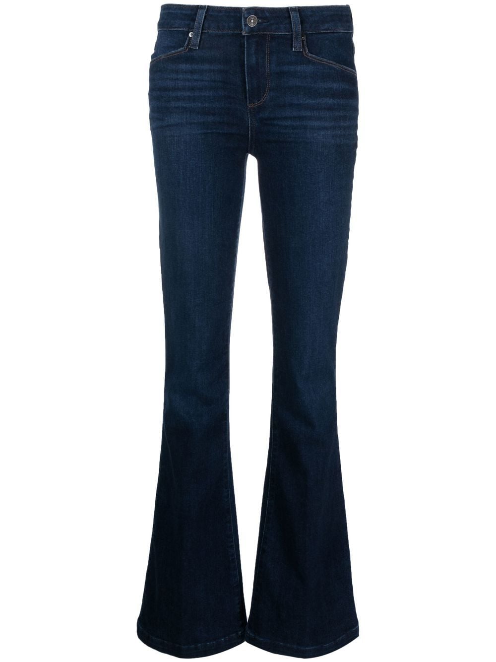 PAIGE high-waisted flared jeans - Blue von PAIGE