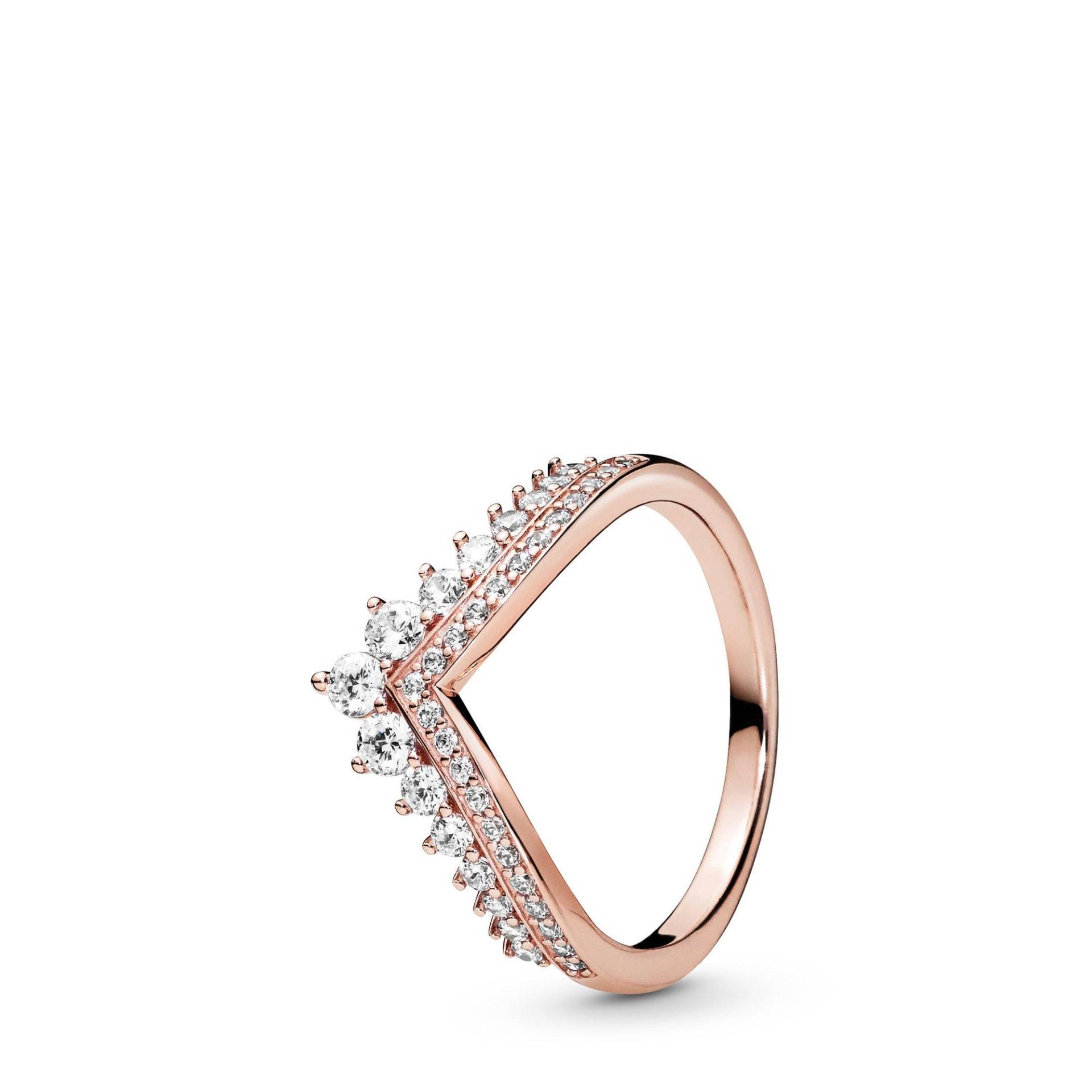 Ring Mit Stein Damen Roségold 54 von PANDORA