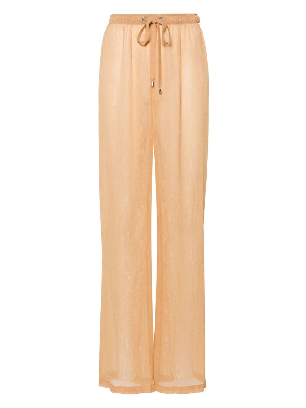 PARAMIDONNA Aria lurex trousers - Brown von PARAMIDONNA