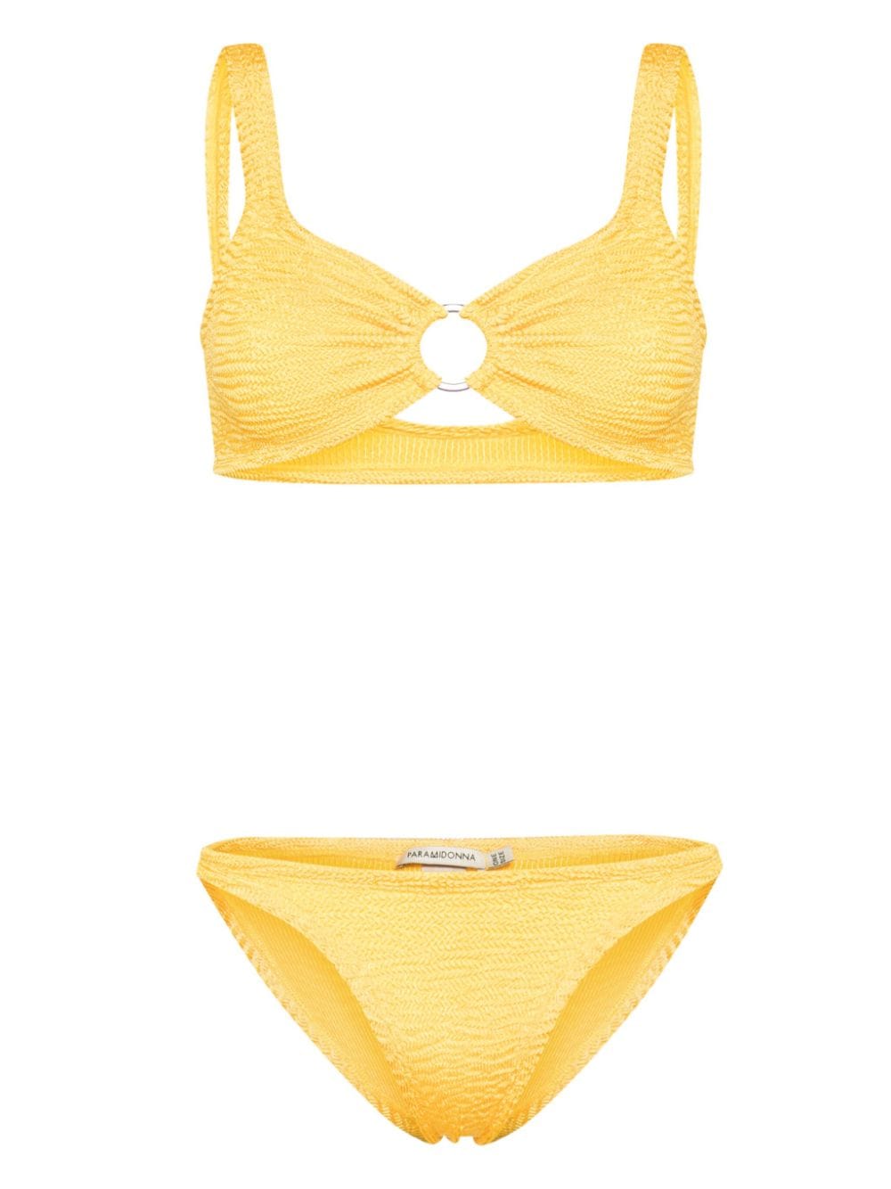 PARAMIDONNA Irina crinkled bikini set - Yellow von PARAMIDONNA
