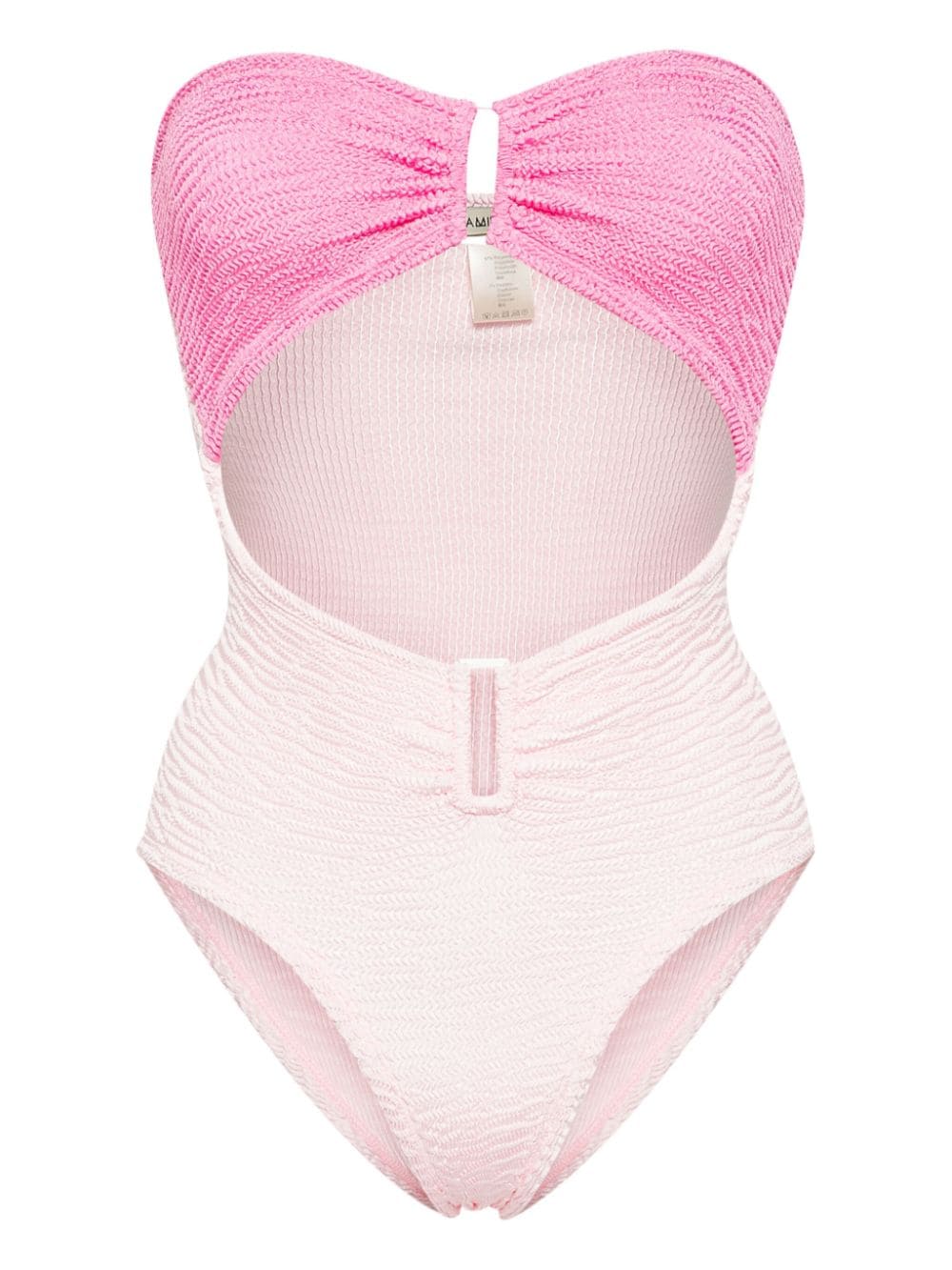 PARAMIDONNA Rene smock-design swimsuit - Pink von PARAMIDONNA