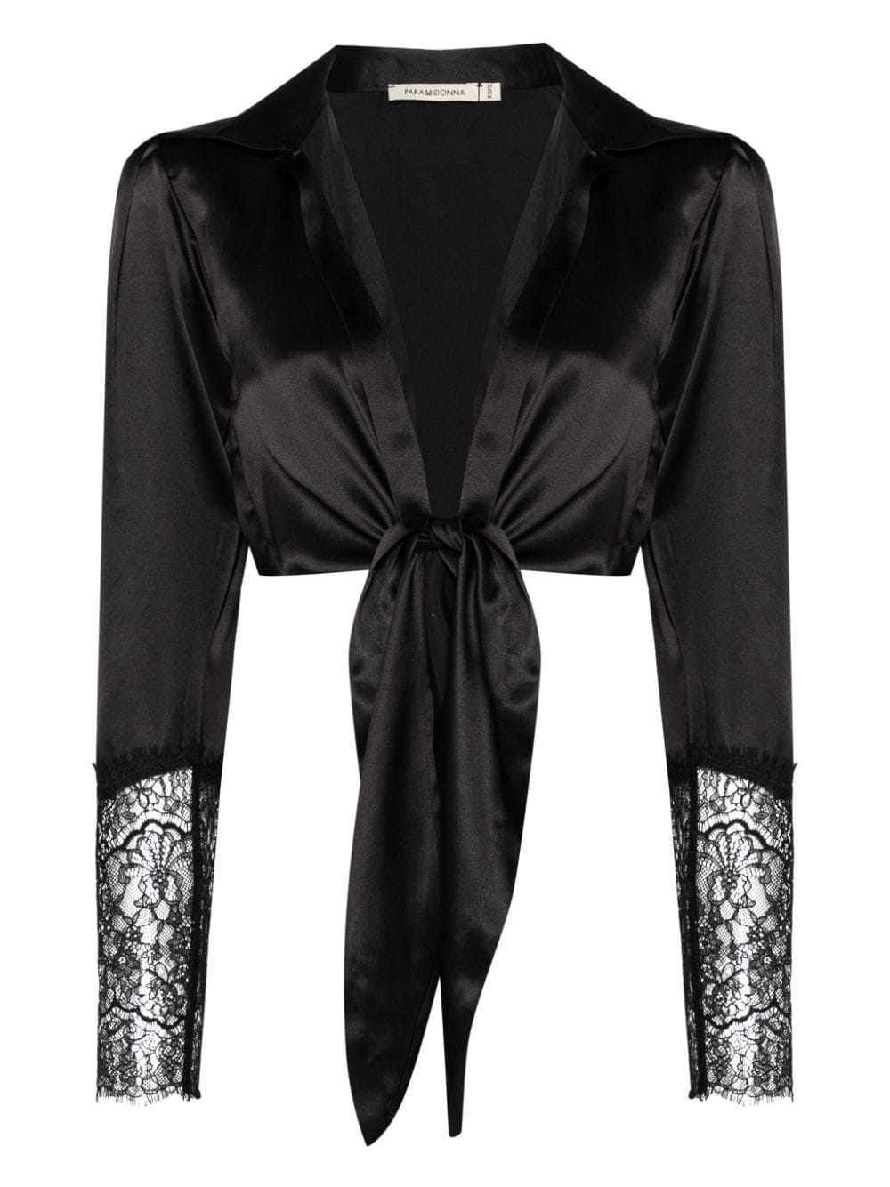 PARAMIDONNA Sarah silk shirt - Black