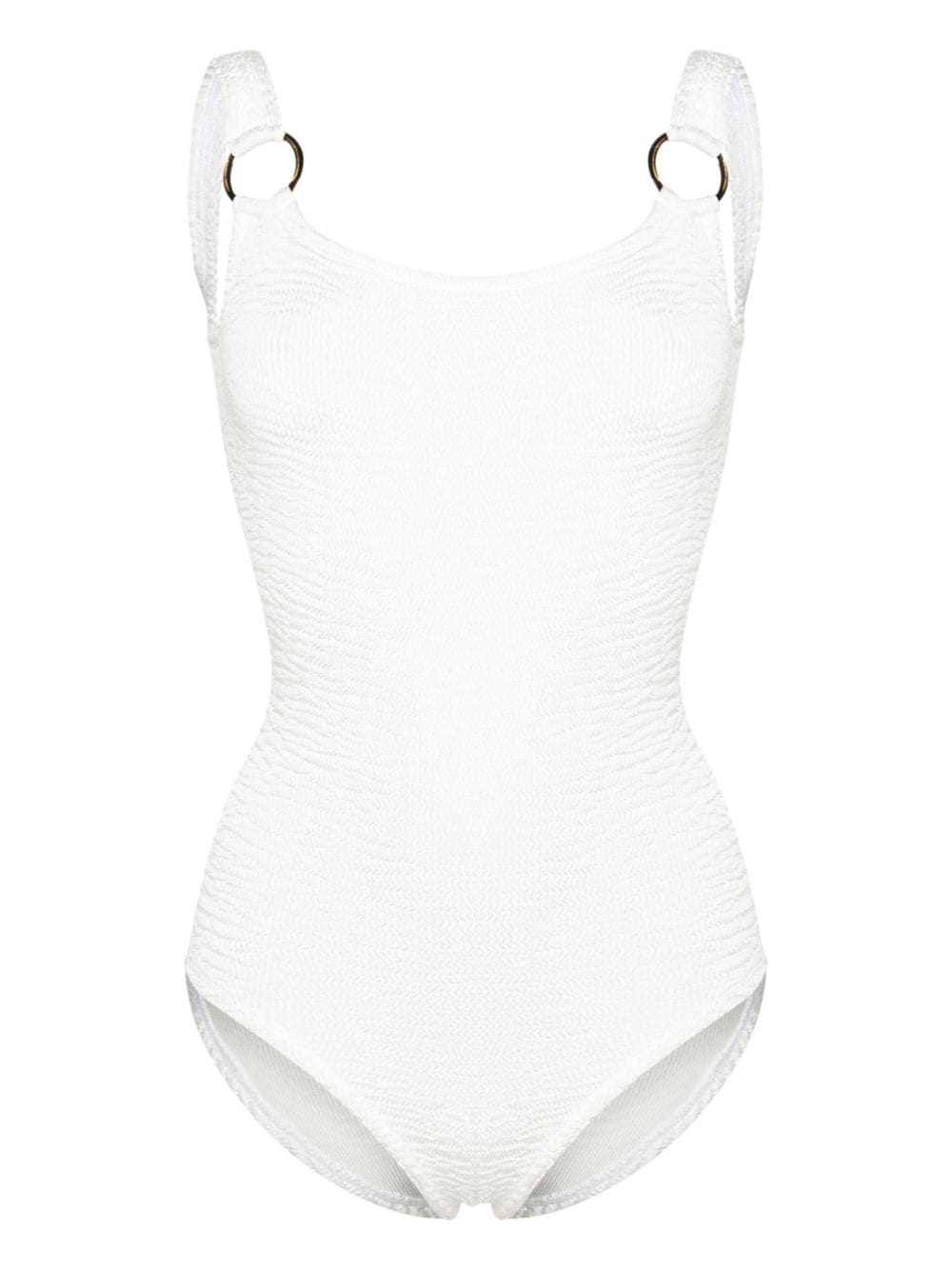 PARAMIDONNA Sophia crinkled one-piece - White von PARAMIDONNA