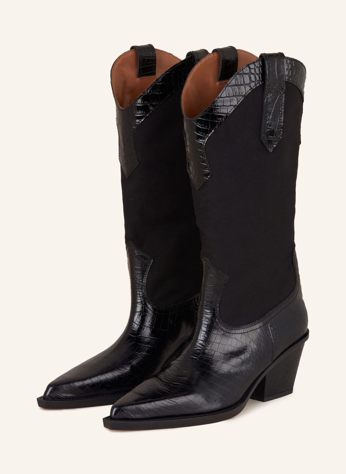 Paris Texas Cowboy Boots Rosario schwarz von PARIS TEXAS