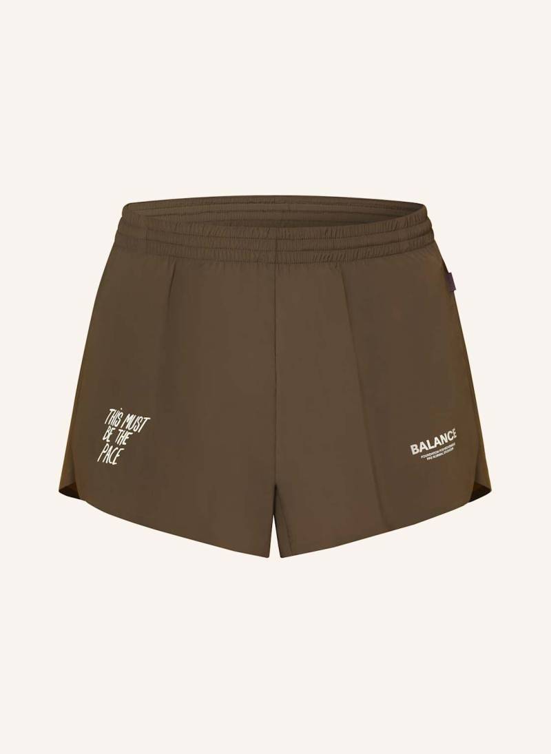 Pas Normal Studios 2-In-1-Laufshorts Balance braun von PAS NORMAL STUDIOS