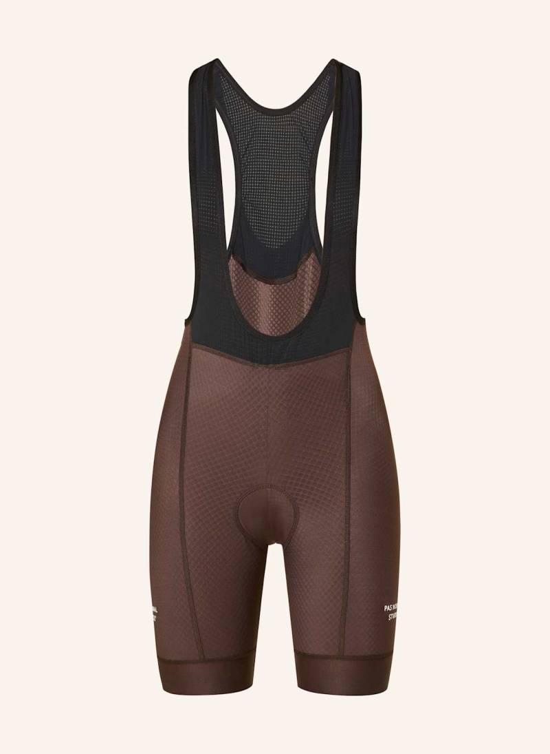 Pas Normal Studios Radhose Essential Bib Mit Trägern Und Gepolstertem Einsatz braun von PAS NORMAL STUDIOS