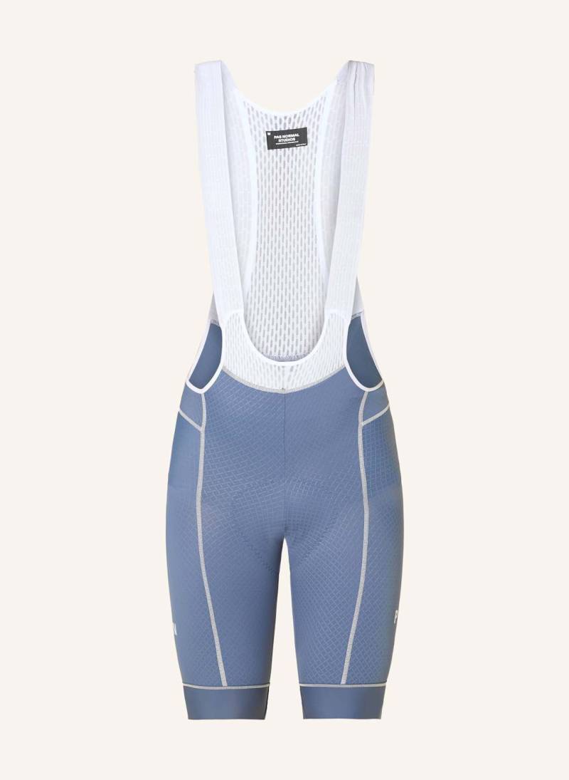 Pas Normal Studios Radhose Mechanism 2024 Mit Trägern Und Integriertem Polster blau von PAS NORMAL STUDIOS