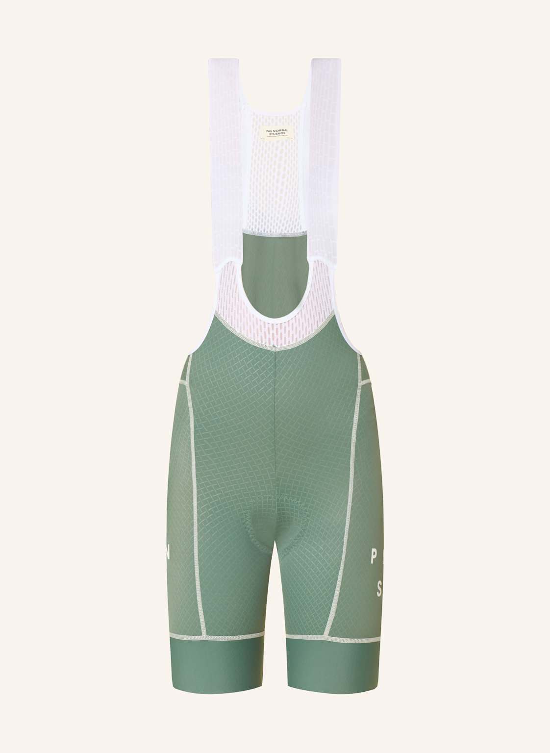 Pas Normal Studios Radhose Mechanism Bibs Mit Trägern Und Gepolstertem Einsatz gruen von PAS NORMAL STUDIOS
