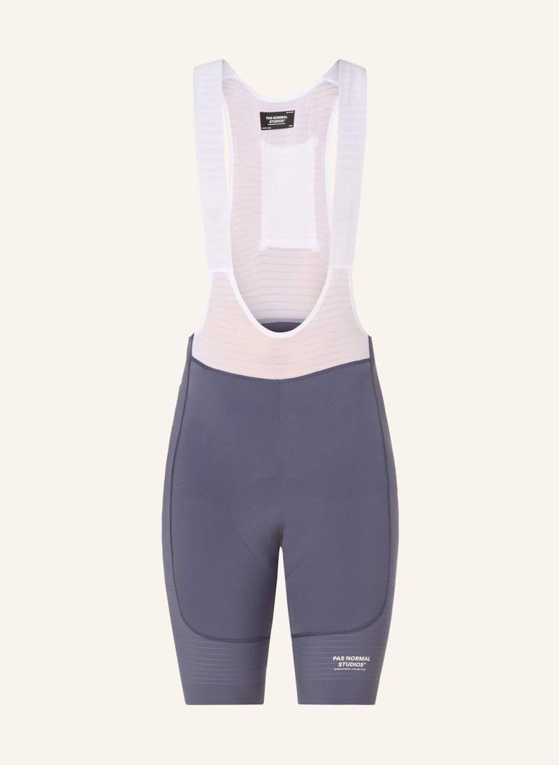 Pas Normal Studios Radhose Mechanism Pro Mit Trägern Und Gepolstertem Einsatz blau von PAS NORMAL STUDIOS