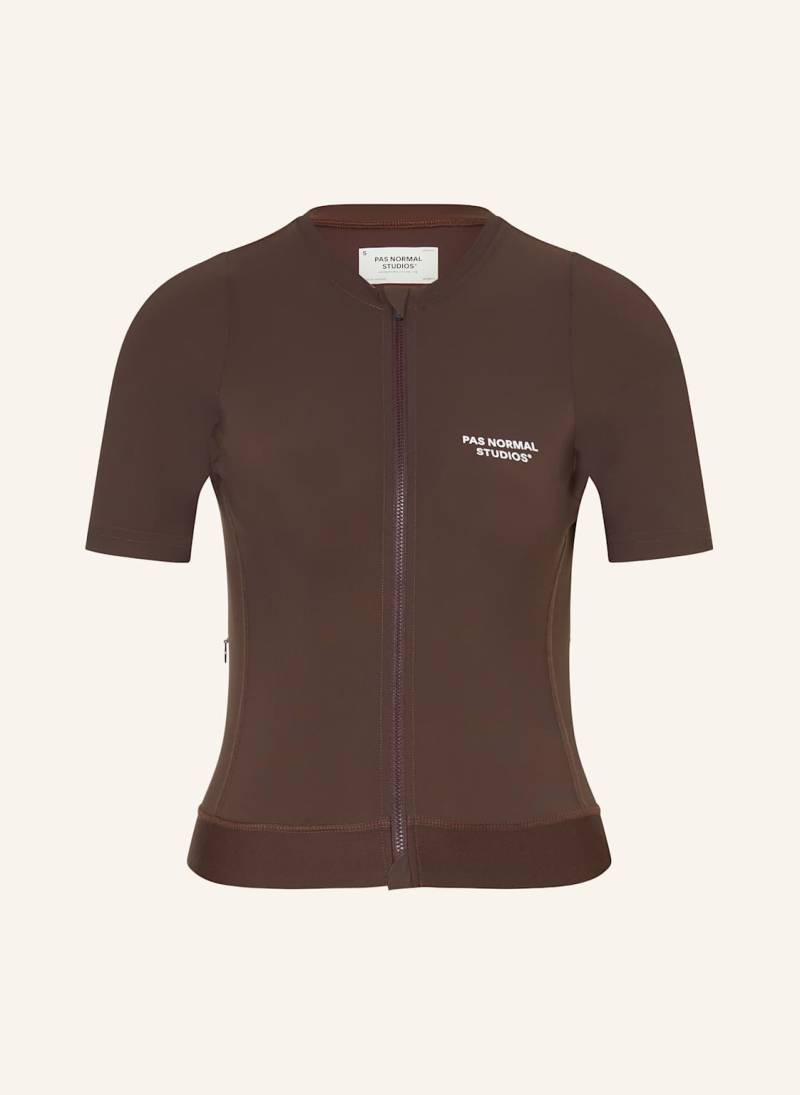 Pas Normal Studios Radtrikot Essential braun von PAS NORMAL STUDIOS